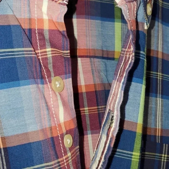 Men's Johnnie-O Hangin' Out Button Down Long-sleeved Size L Color Wake - Picture 11 of 15